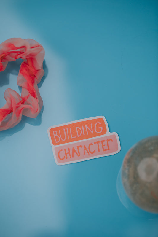 Building Character Sticker